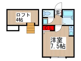 コ－ポ逆井の物件間取画像